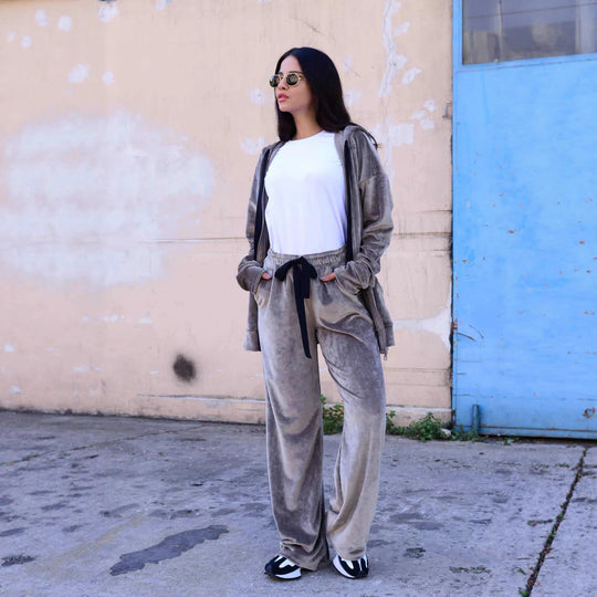 Damen bequeme und stilvolle Kapuzenjacke Heidi-Mode