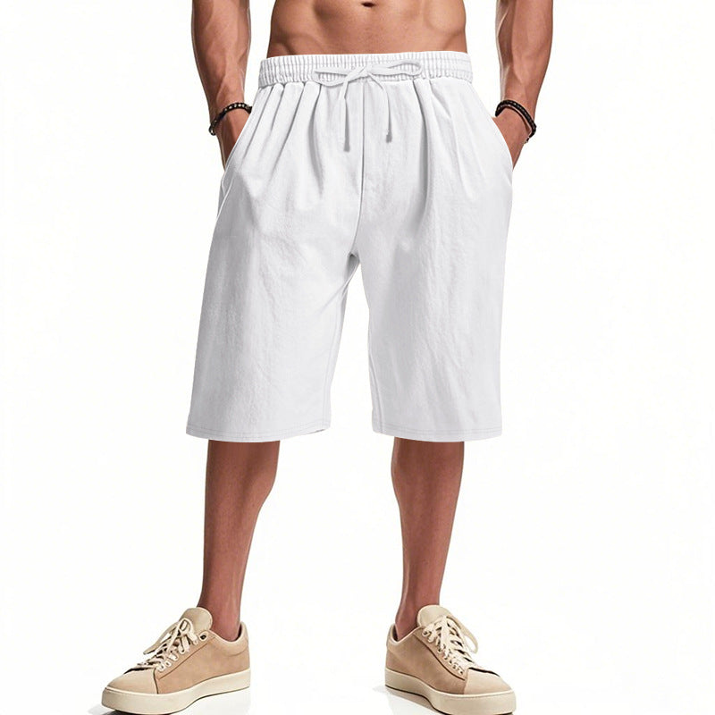 Herren bequeme Cargo-Shorts mit elastischem Bund und großzügigen Taschen Heidi-Mode