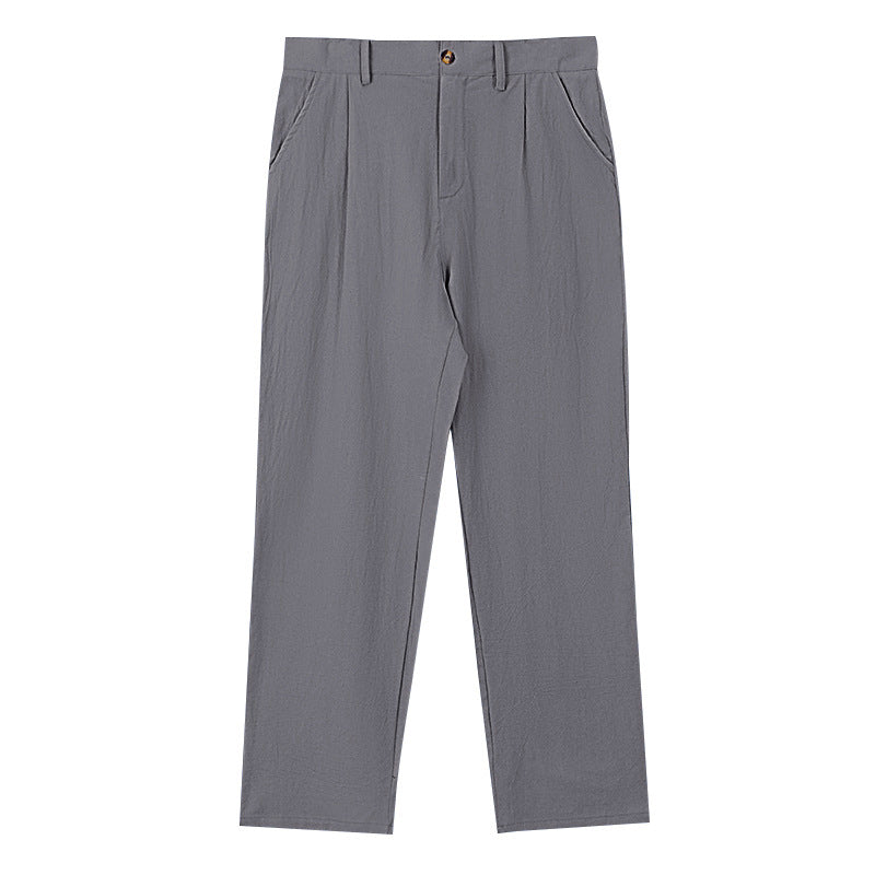 Damen elegante Langehose im lockeren Schnitt mit feinen Falten Heidi-Mode