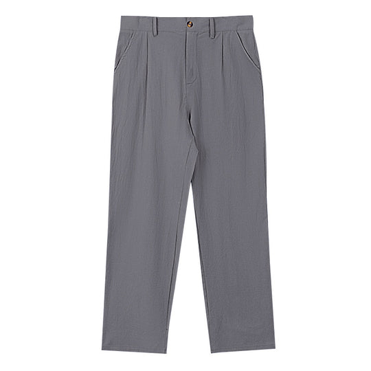 Damen elegante Langehose im lockeren Schnitt mit feinen Falten Heidi-Mode