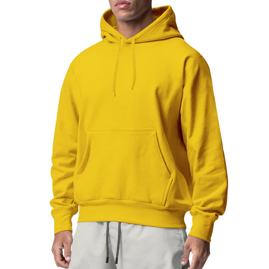 Herren Kapuzenpullover aus komfortablem Sweatstoff mit praktischer Kängurutasche Heidi-Mode