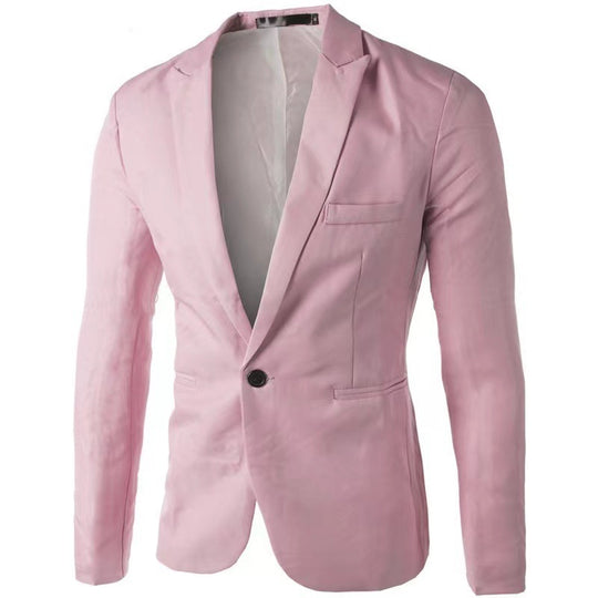 Herren eleganter Anzugblazer mit modernem Schnitt und feiner Textur Heidi-Mode