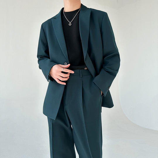 Herren eleganter Anzugblazer mit modernem Schnitt und feinem Innenfutter Heidi-Mode