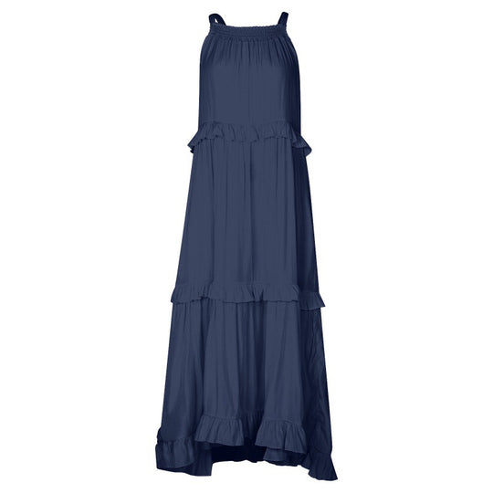 Damen Maxikleid mit voluminösem Rock Heidi-Mode