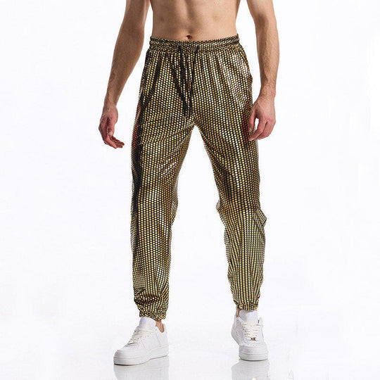 Herren Sportliche Jogginghose mit reflektierendem Design Heidi-Mode