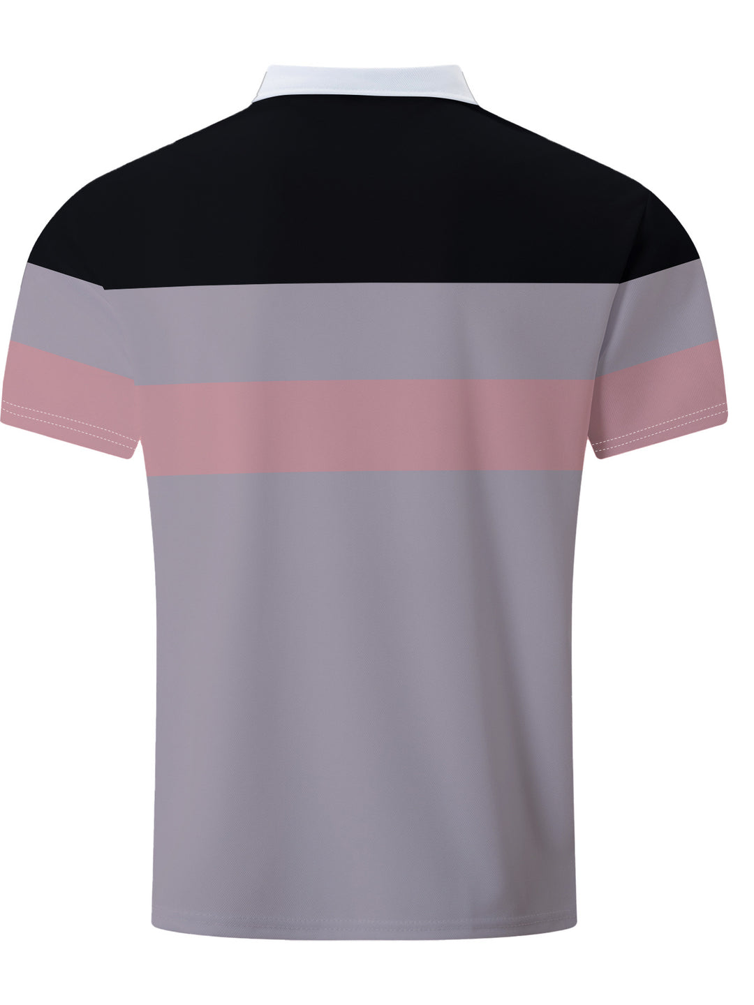 Herren Poloshirt mit modernem Längsstreifen-Design und hochwertiger Baumwollmischung Heidi-Mode