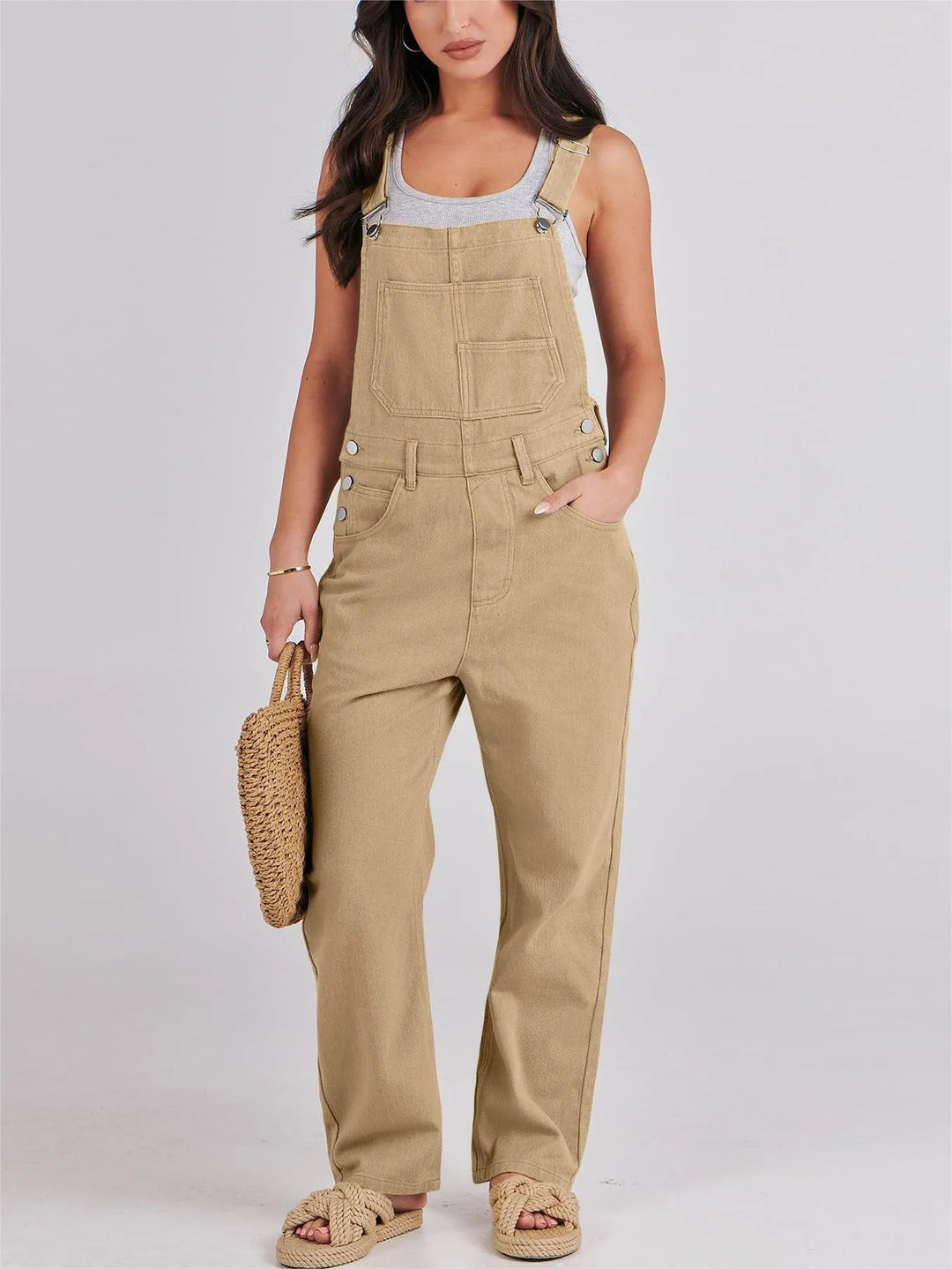 Damen Lässige und bequeme Latzhose Heidi-Mode