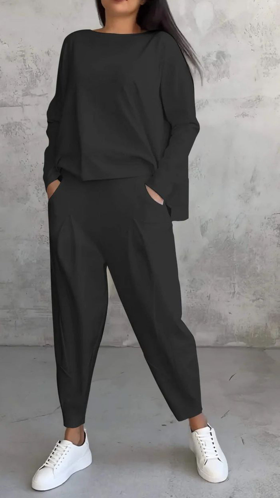 Damen Stilvolles und bequemes Lounge-Set mit weitem Schnitt Heidi-Mode