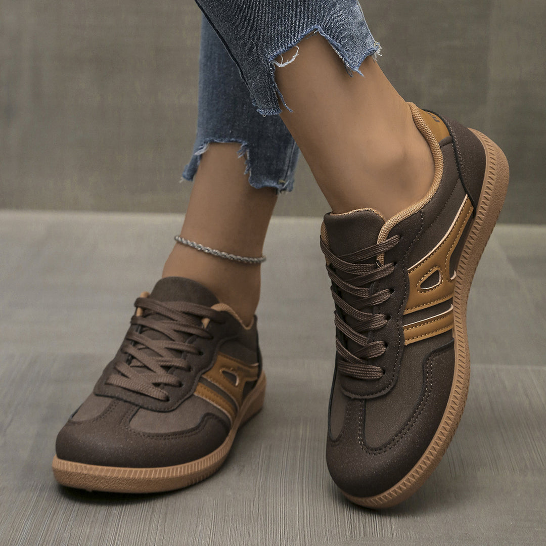 Damen Sportliche Schnürschuhe Heidi-Mode