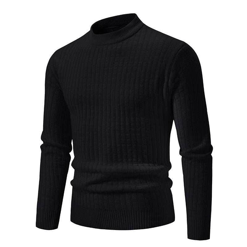 Herren Feinstrickpullover mit strukturiertem Design Heidi-Mode