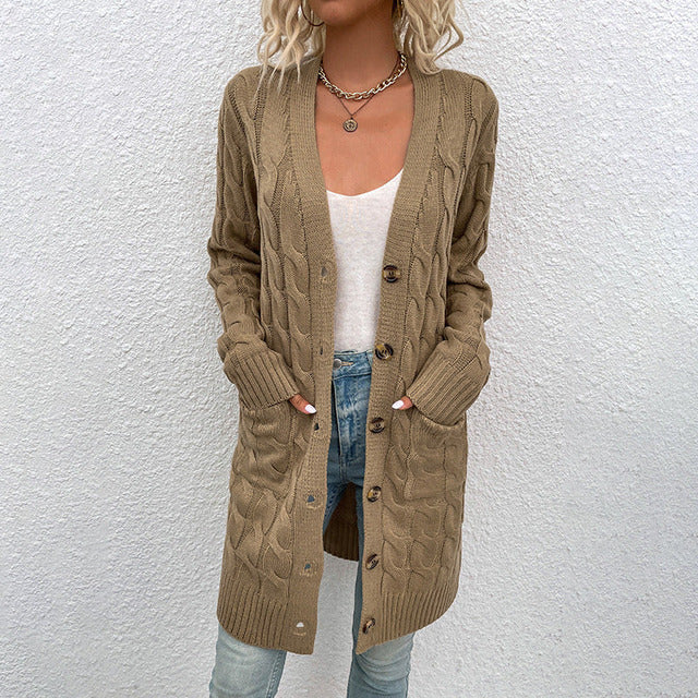 Heidi-Mode | Lang Damesvest Casual En Comfortabel