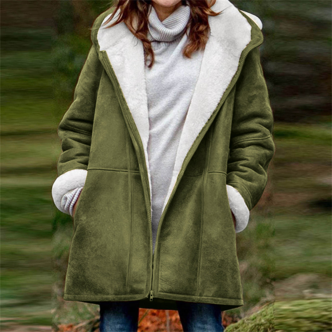 Damen Fleecegefütterte Outdoor-Jacke Heidi-Mode