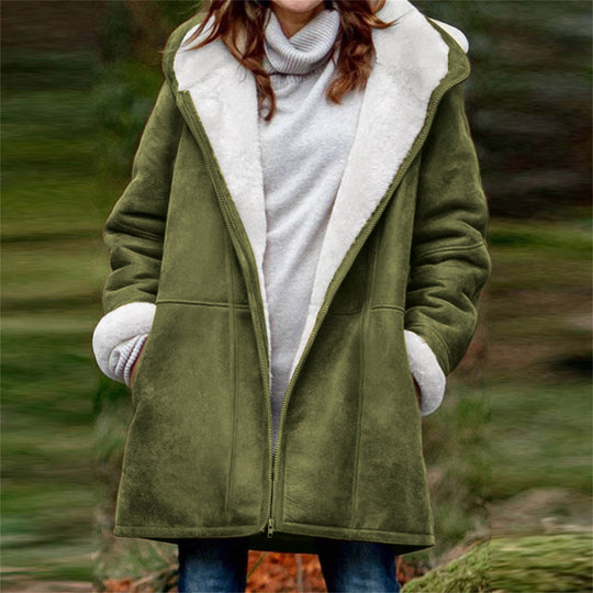 Damen Fleecegefütterte Outdoor-Jacke Heidi-Mode