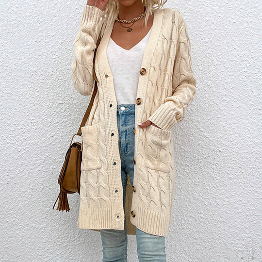 Heidi-Mode | Lang Damesvest Casual En Comfortabel
