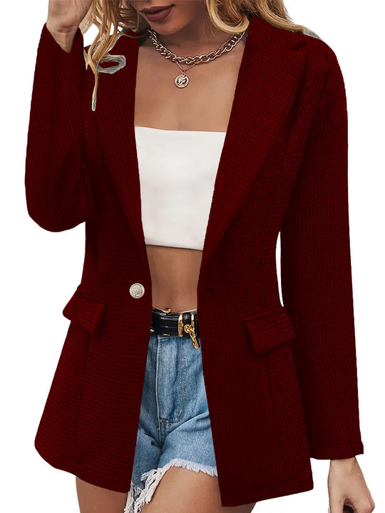 Damen Elegante und bequeme Blazerjacke Heidi-Mode