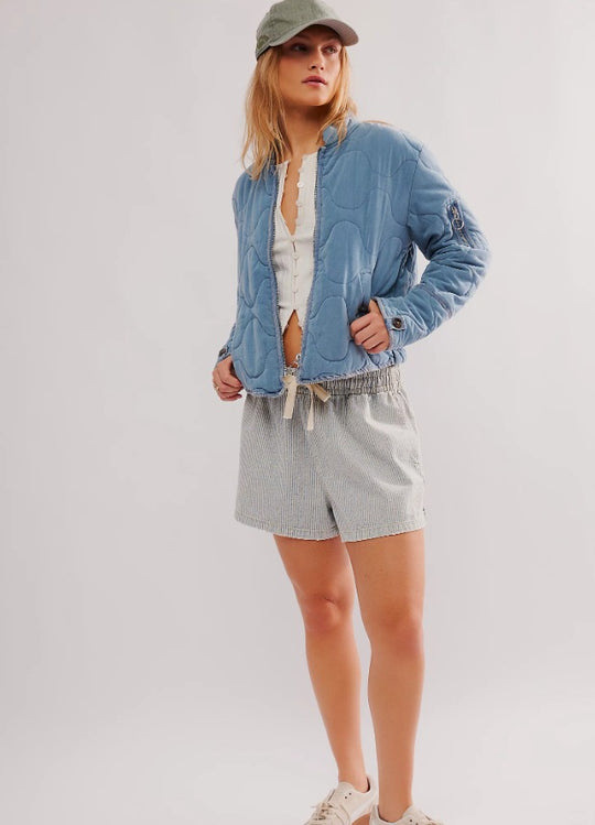 Damen gesteppte Bomberjacke Heidi-Mode