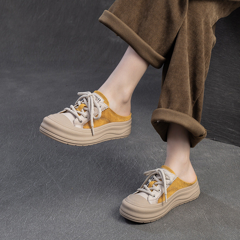 Damen Slipper mit atmungsaktiver Oberflächenstruktur und rutschfester Sohle Heidi-Mode