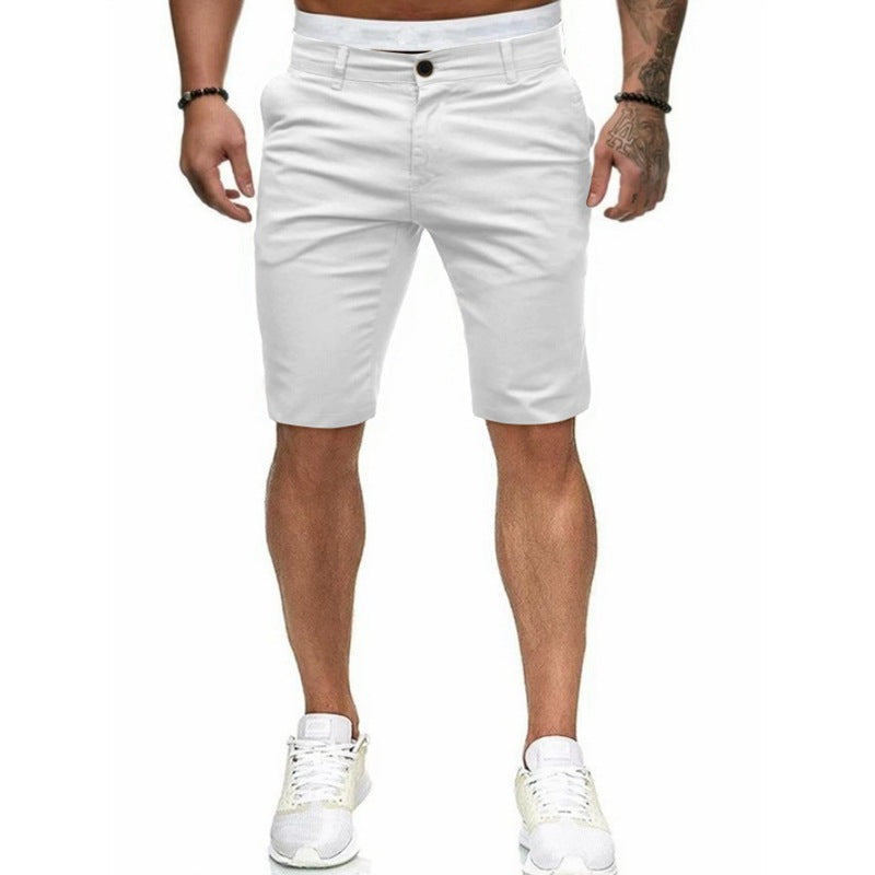 Herren Chino Stil Freizeit Shorts Heidi-Mode