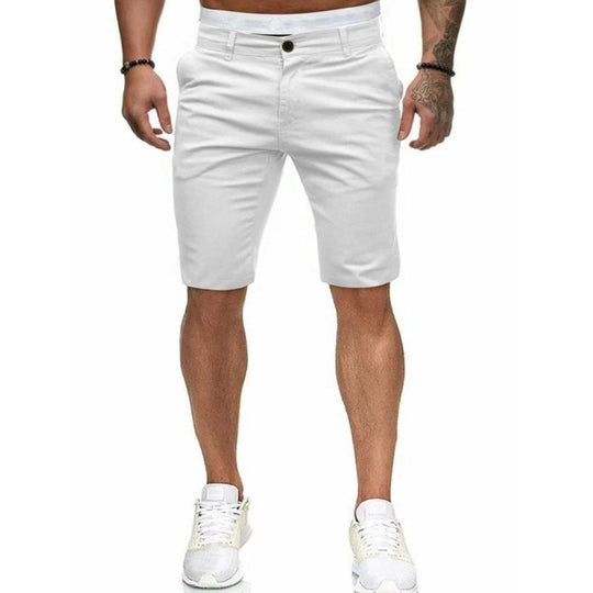 Herren Chino Stil Freizeit Shorts Heidi-Mode