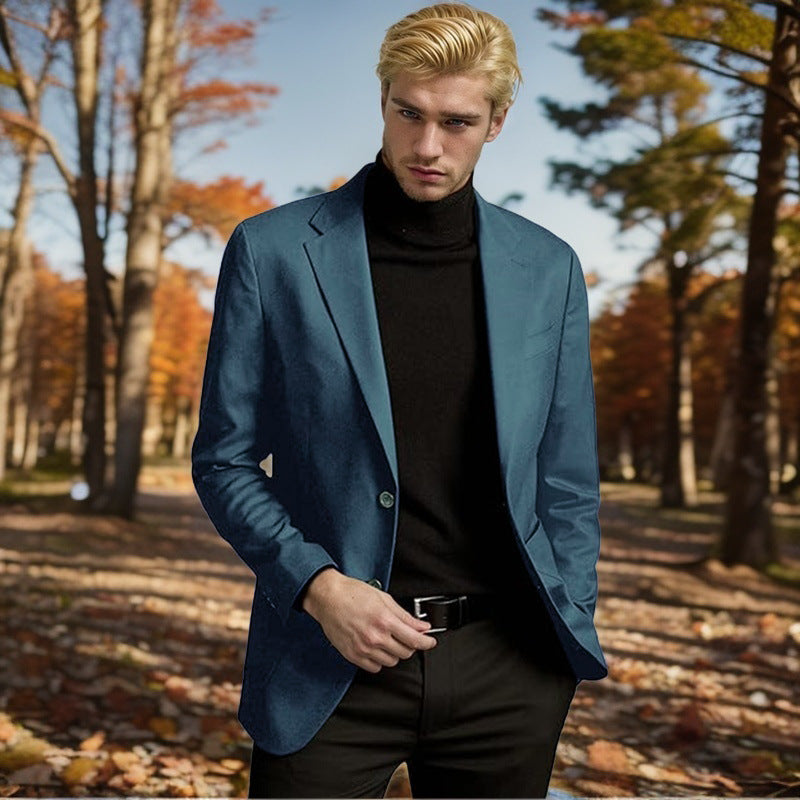 Herren Eleganter Blazer mit stilvollem Schnitt und hochwertigem Material Heidi-Mode