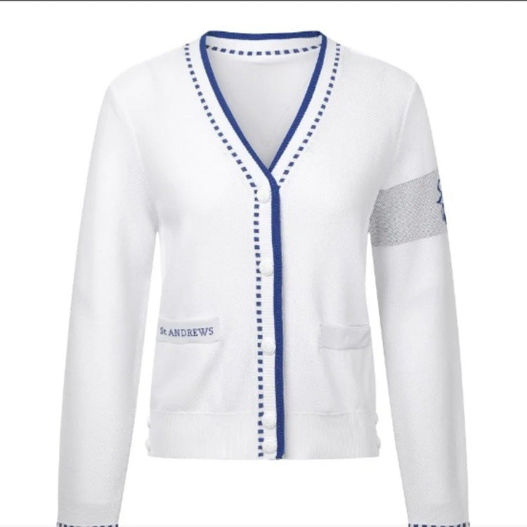Damen modische Strickjacke mit strukturiertem Design und Taschen Heidi-Mode