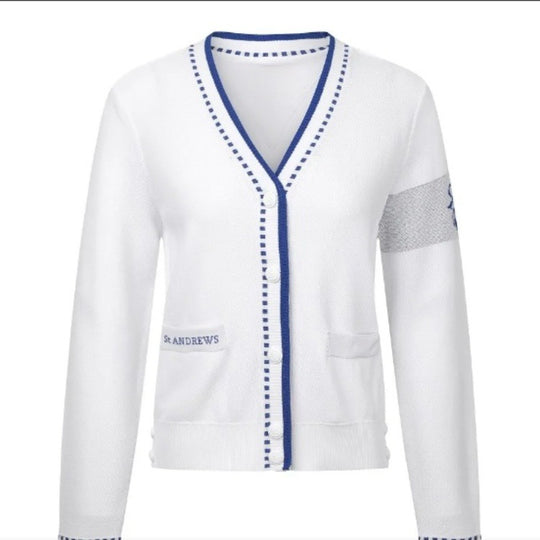 Damen modische Strickjacke mit strukturiertem Design und Taschen Heidi-Mode