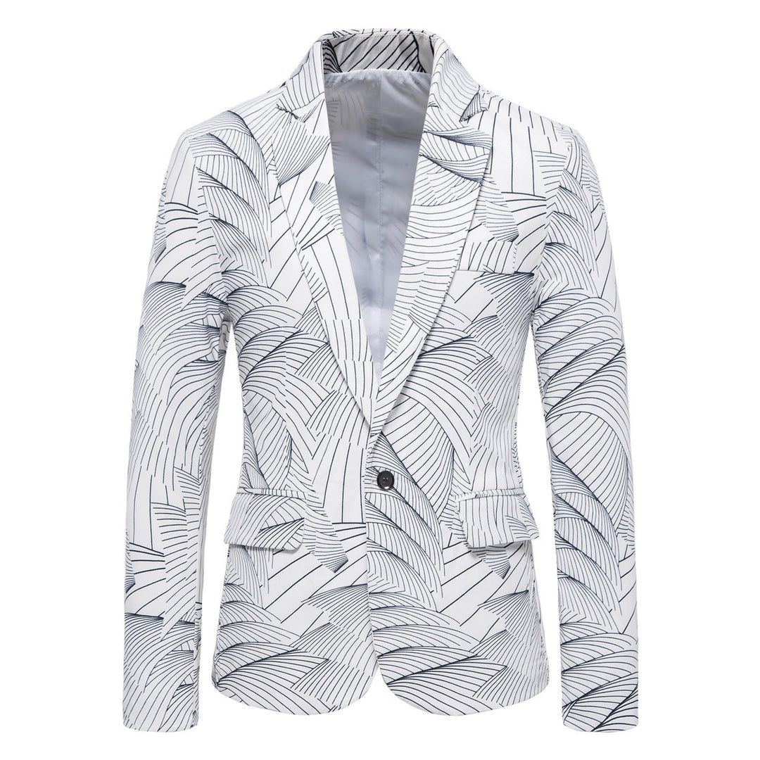 Damen modischer Blazer mit floralem Motiv Heidi-Mode
