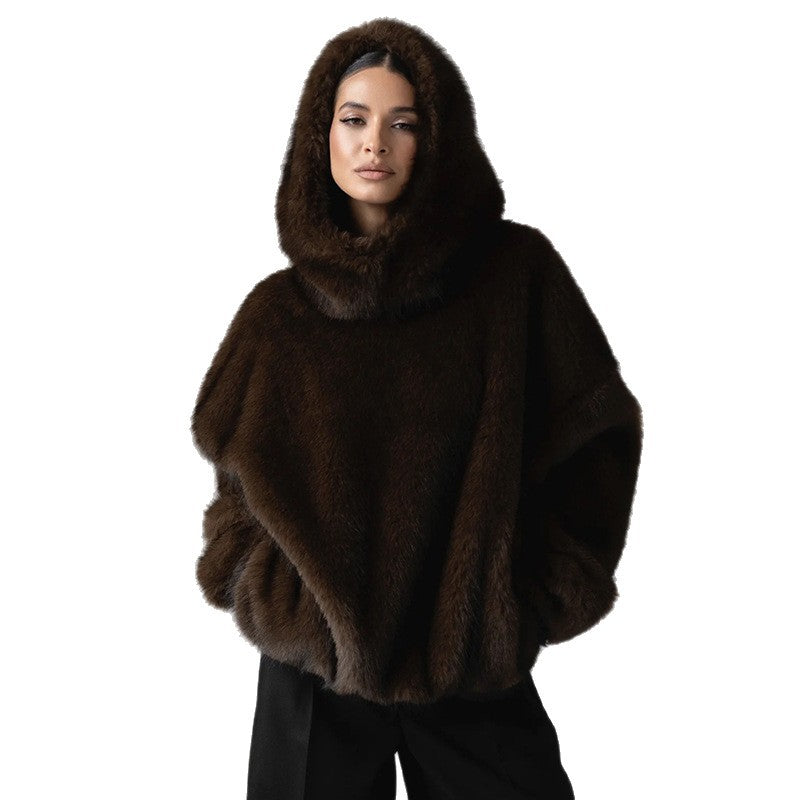 Damen Kuscheliger Oversize-Pullover Heidi-Mode