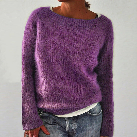 Klassischer Strickpullover