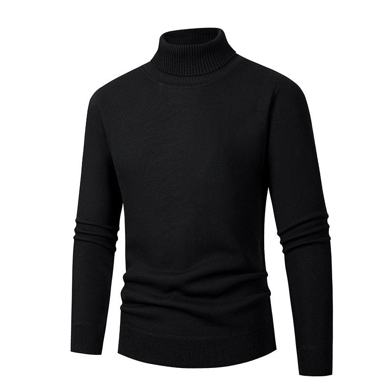 Herren eleganter Rollkragenpullover aus hochwertigem Material Heidi-Mode
