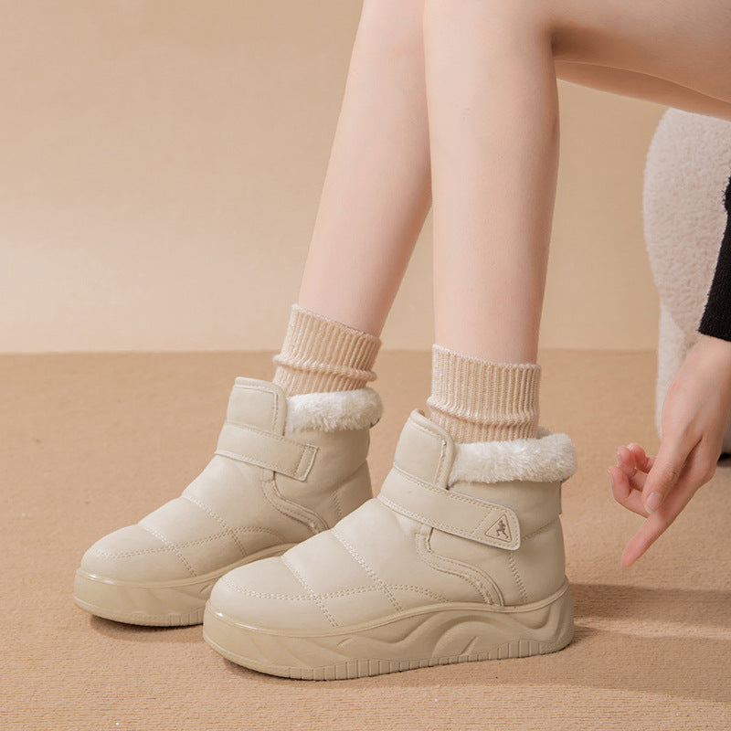 Damen Isolierte Kunstfellgefütterte Stiefeletten Heidi-Mode