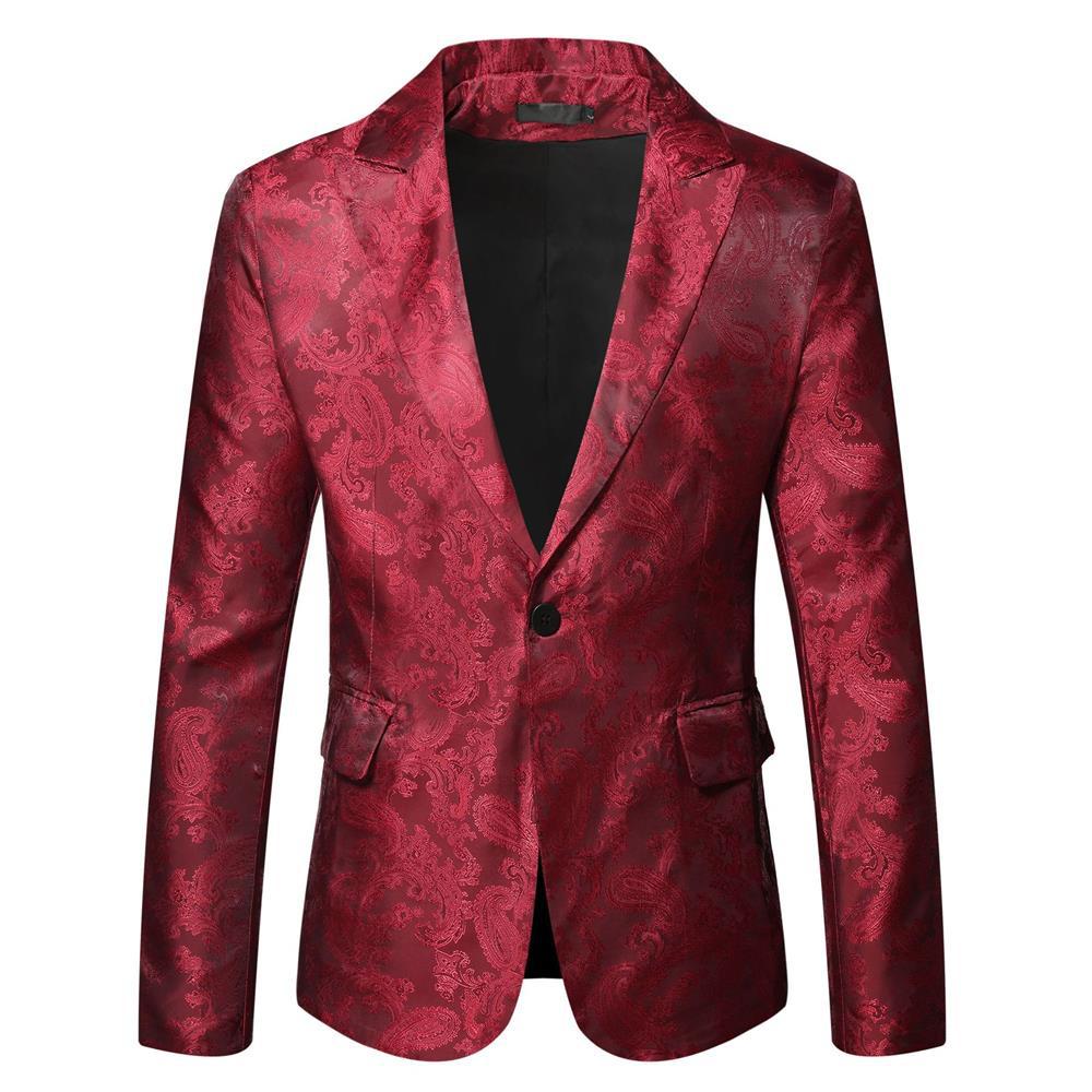 Herren eleganter Blazer mit Paisleymuster Heidi-Mode