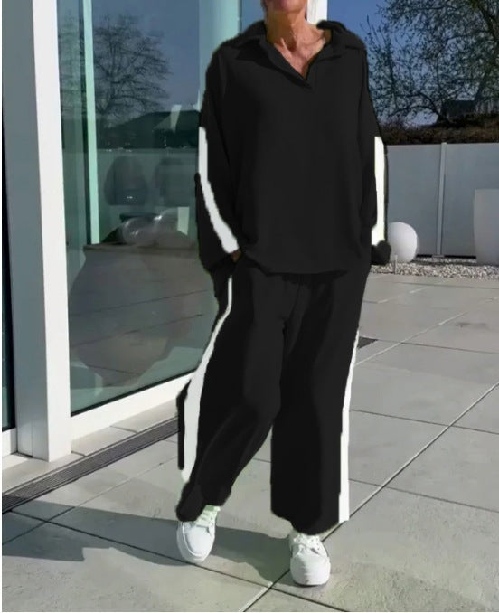 Damen modisches Freizeitanzug-Set mit sportlichem Schnitt Heidi-Mode