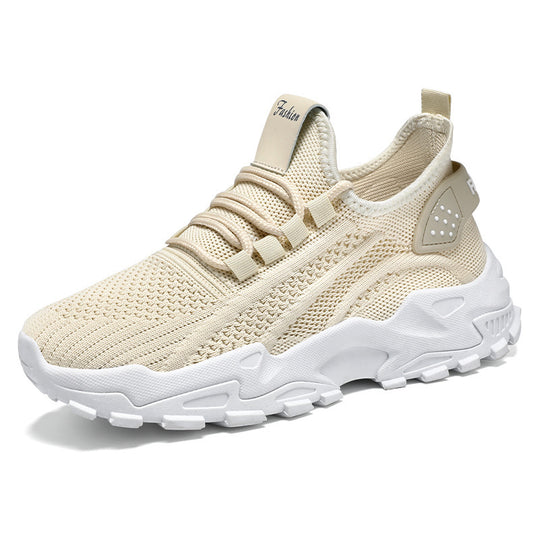 Damen Leichte und atmungsaktive Fitness Sneakers mit flexiblem Futter und rutschfester Sohle Heidi-Mode