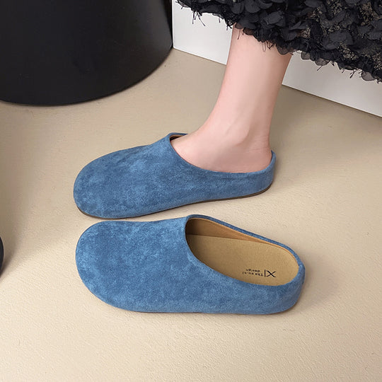 Damen elegante Hausschuhe aus weichem Material mit rutschfester Sohle Heidi-Mode