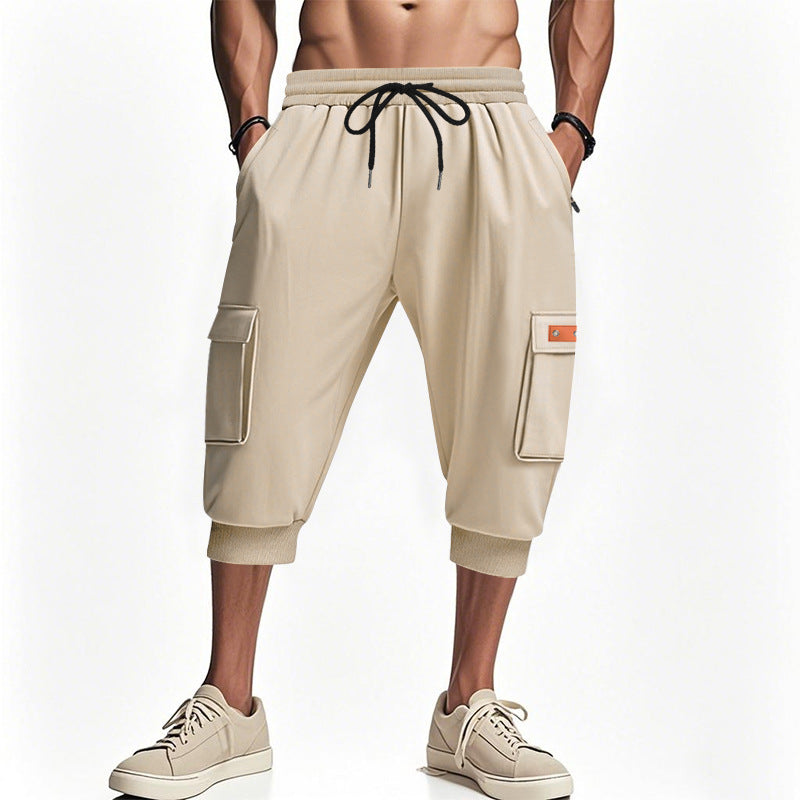 Herren Cargo-Shorts mit elastischem Bund und praktischen Seitentaschen Heidi-Mode