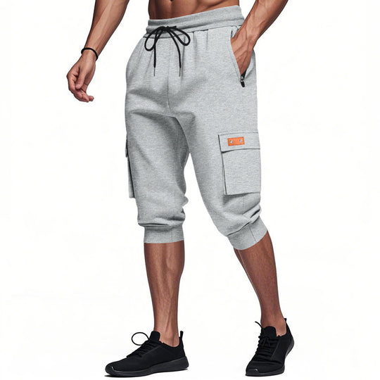 Herren Cargo-Shorts mit elastischem Bund und praktischen Seitentaschen Heidi-Mode
