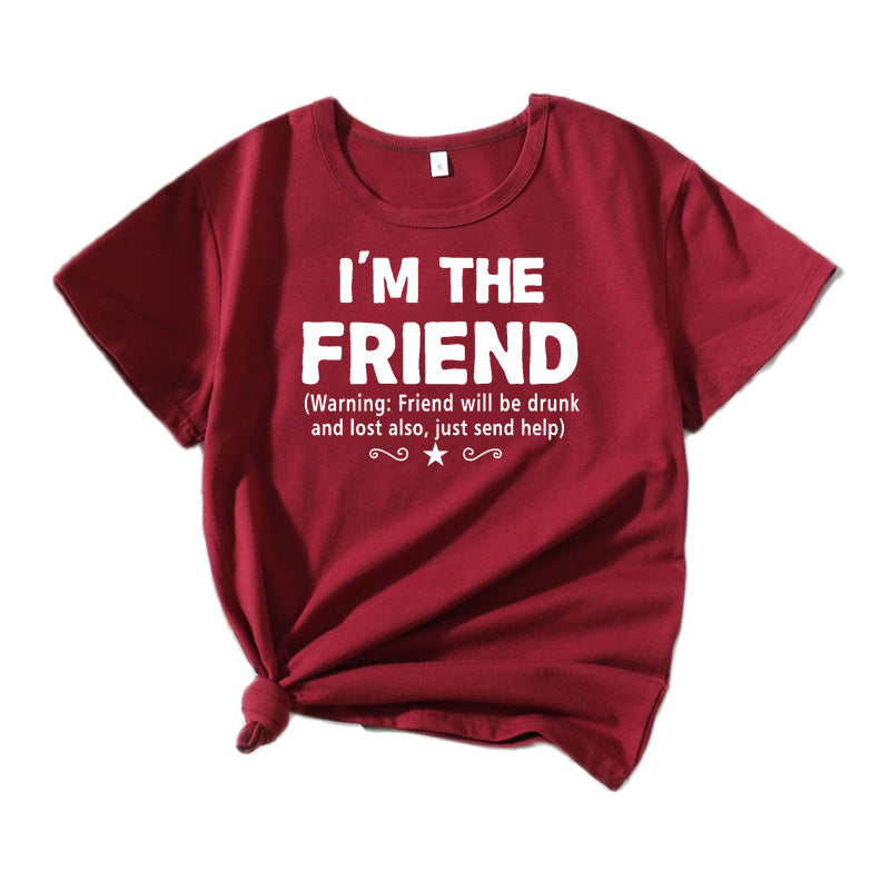 Frauen Casual Komödie Grafik T-Shirt Heidi-Mode