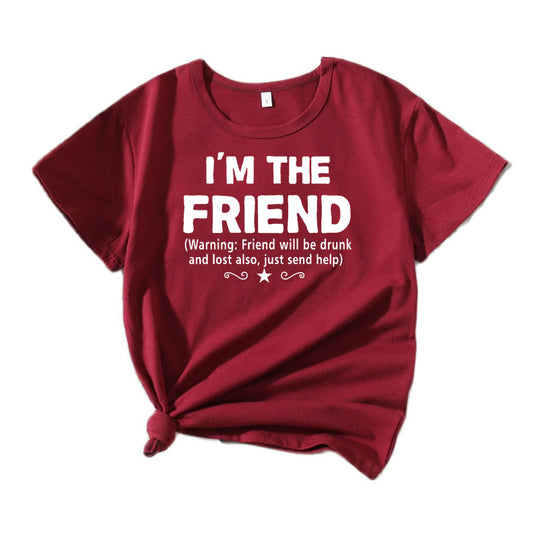 Frauen Casual Komödie Grafik T-Shirt Heidi-Mode