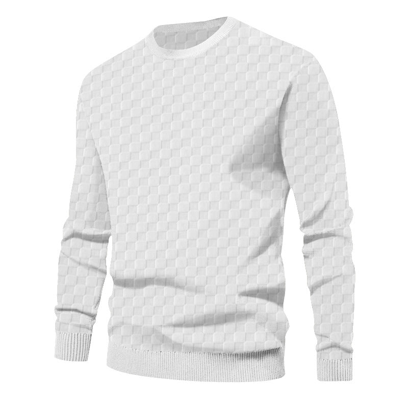 Herren Strickpullover mit strukturiertem Design Heidi-Mode