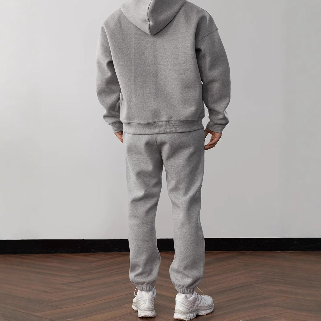 Herren bequeme Freizeitjacke mit passender Jogginghose Heidi-Mode