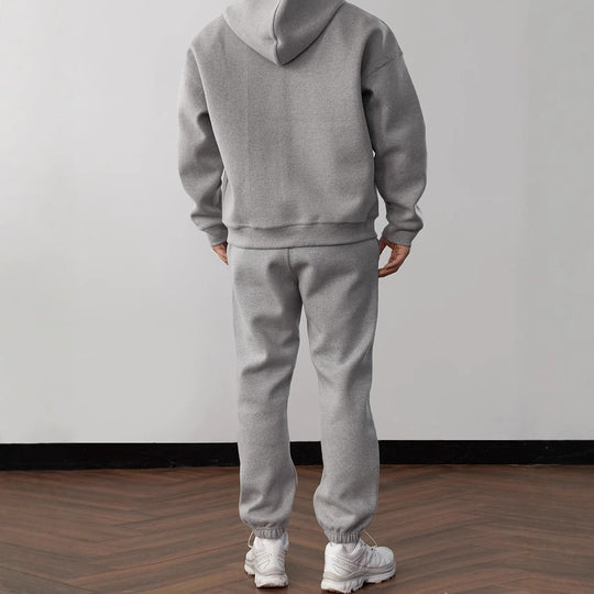 Herren bequeme Freizeitjacke mit passender Jogginghose Heidi-Mode