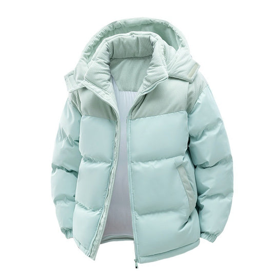 Damen isolierte Pufferjacke mit kuscheligem Innenfutter und verstellbarem Kapuzensystem Heidi-Mode