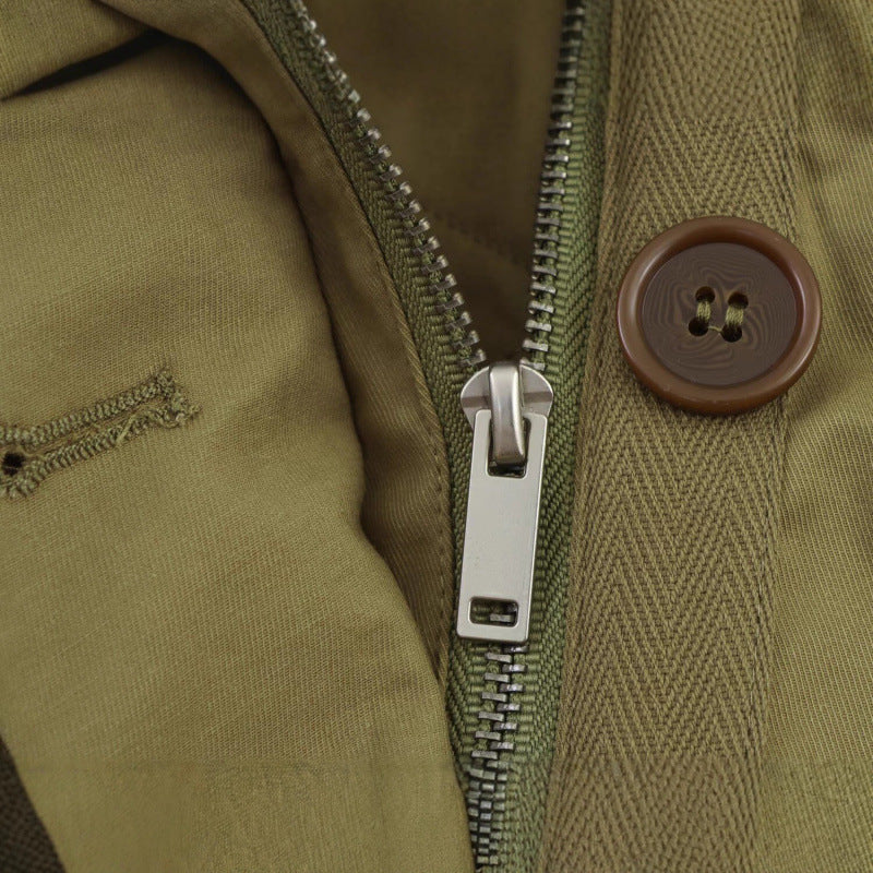 Damen Übergangsjacke mit praktischem Reißverschluss und großen Taschen Heidi-Mode