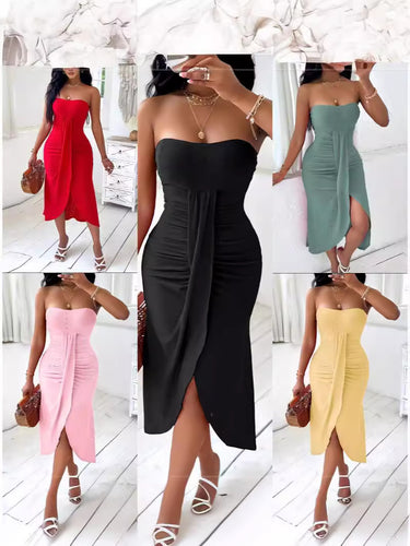 Damen Strandkleid mit raffinierten Cut-Outs Heidi-Mode