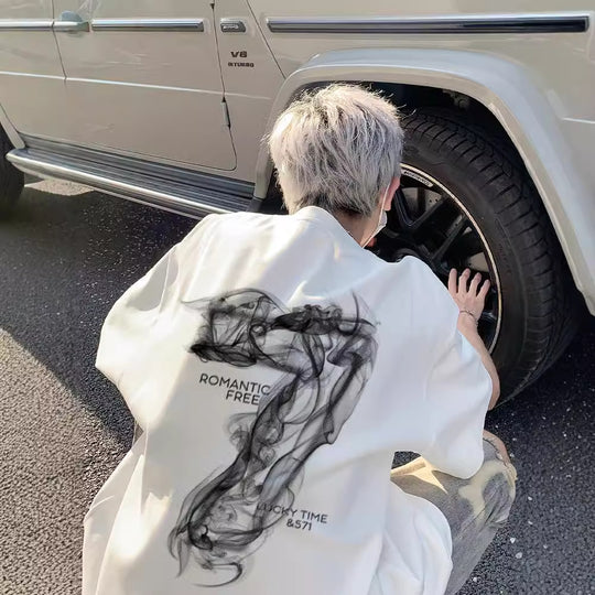 Heidi Mode | Lockeres T-Shirt in Übergröße für Männer