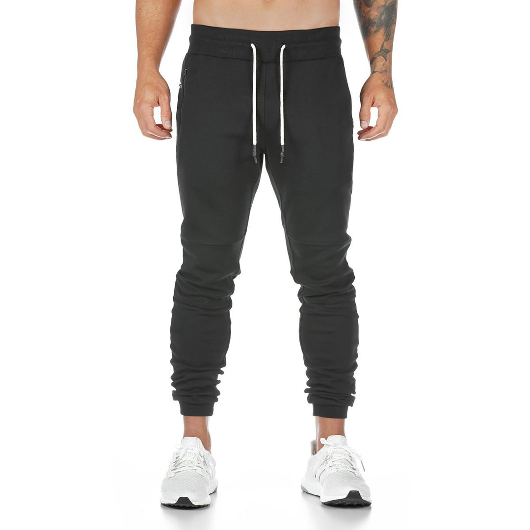 Herren bequeme Jogginghose mit praktischen Reißverschlusstaschen und elastischem Bund Heidi-Mode