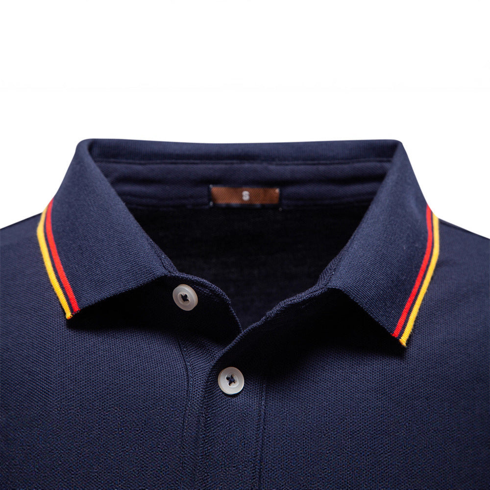 Herren Langarm Poloshirt Heidi-Mode