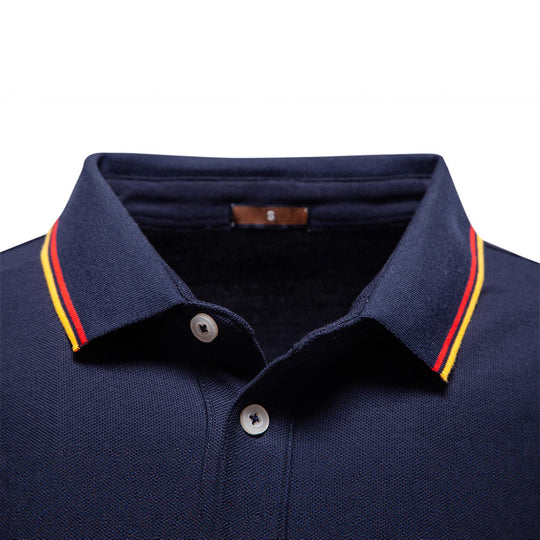 Herren Langarm Poloshirt Heidi-Mode