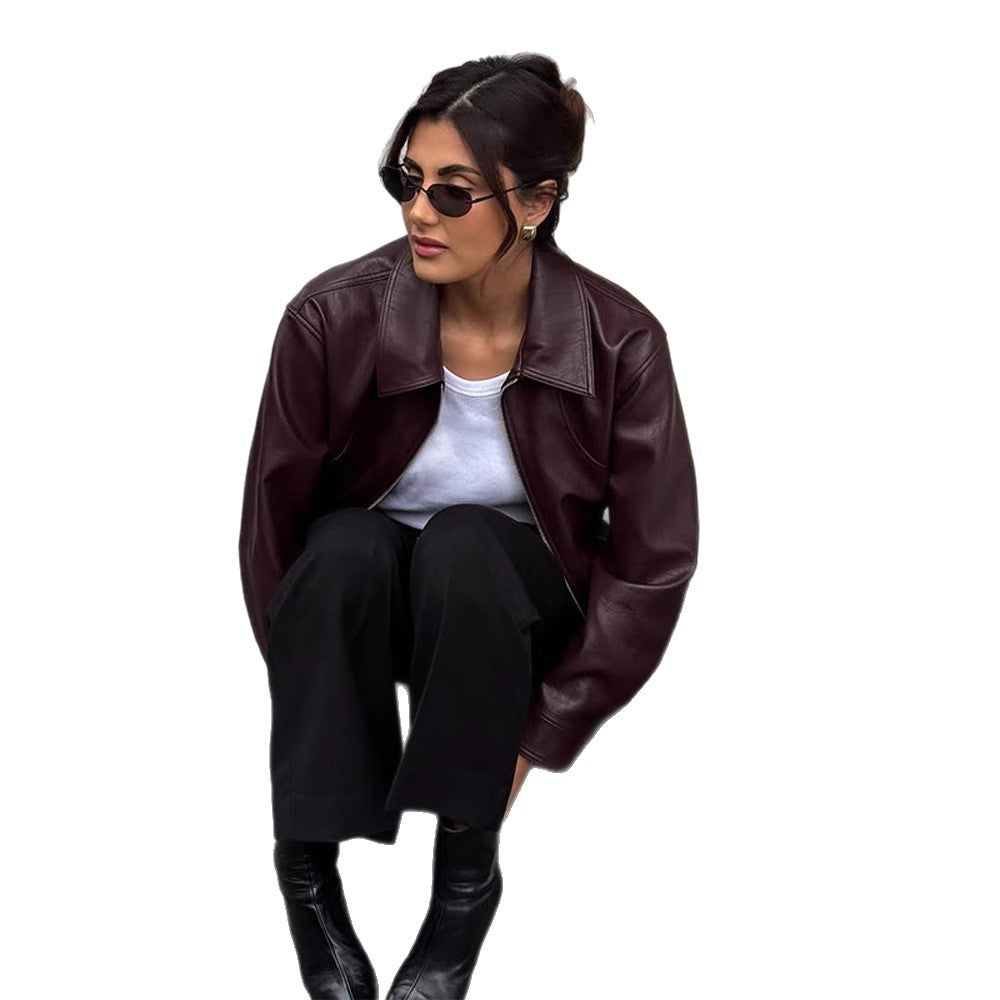 Damen elegante jacke mit oversized Schnitt Heidi-Mode